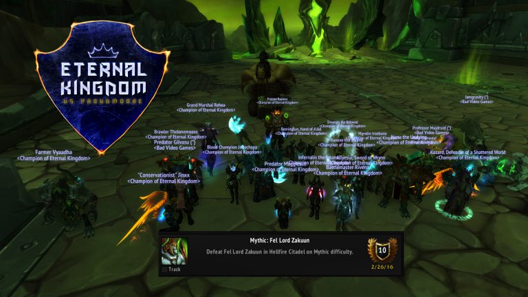 Dreadnought Mythic Fel Lord Kill