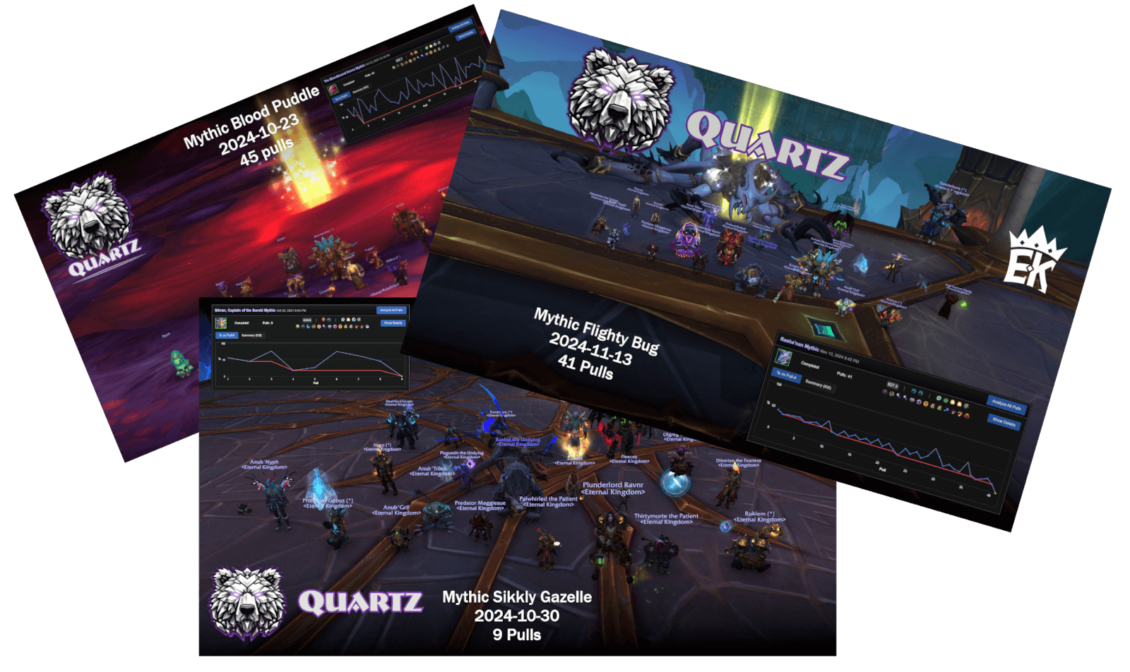Bug down and Quartz moves to 4/8 Mythic – Eternal Kingdom